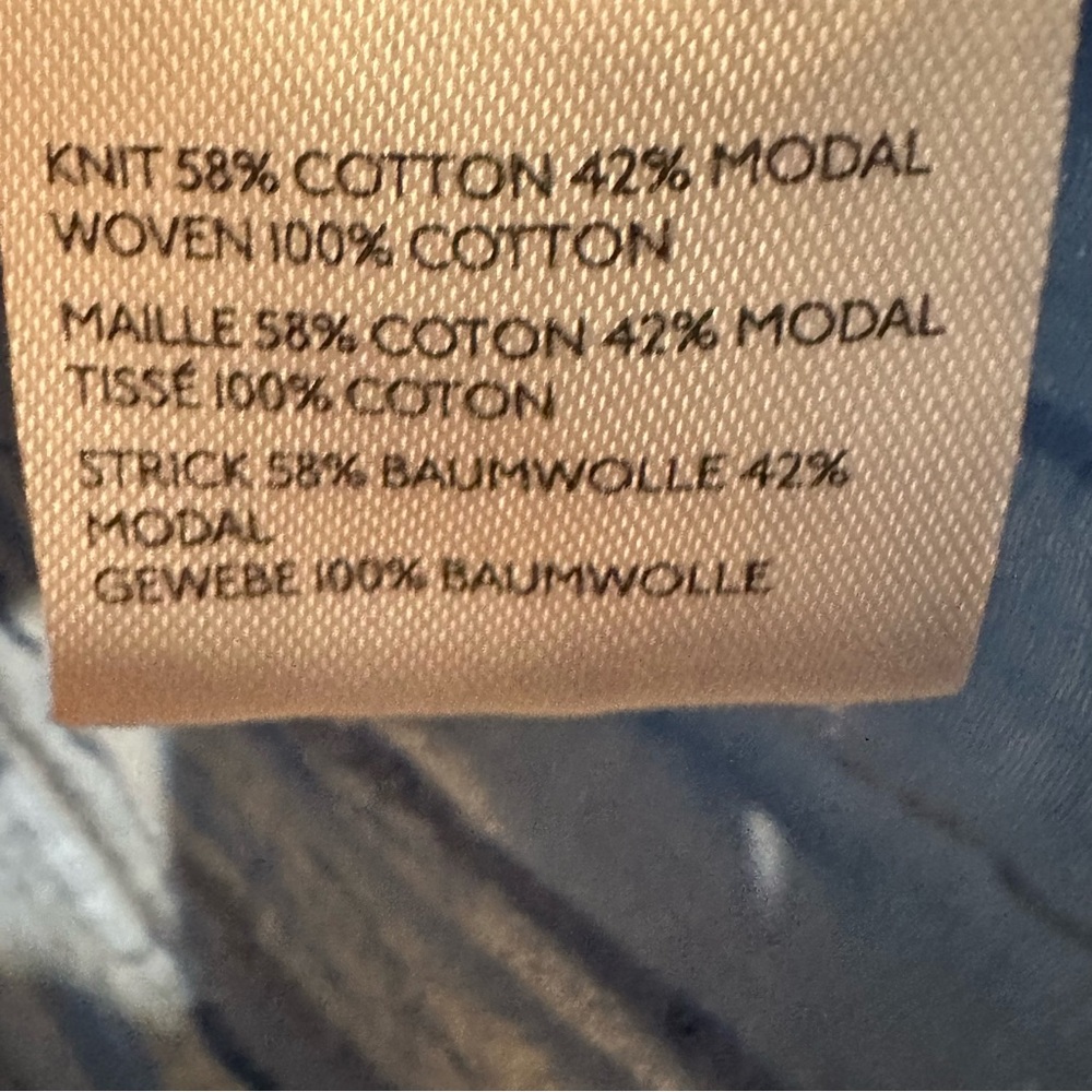 (Sold) Anthropologie Ruffle Hem Button Side Oversized Light Blue Tank Size XS - Picture 9 of 10
